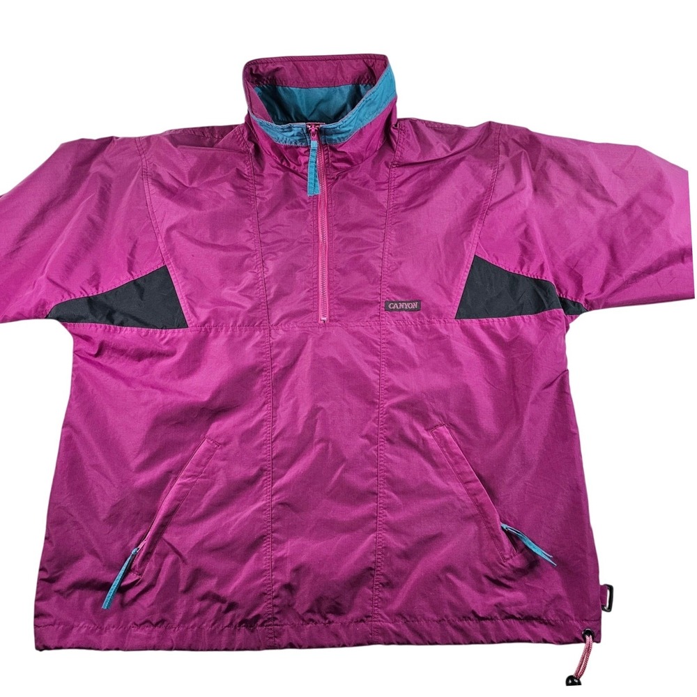 Vintage Canyon Windbreaker Jacket for Men Lightweight Retro‎ Outdoor Wear